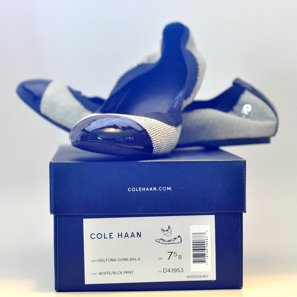 NEW Cole Haan Deltona Gore Ballet Flats